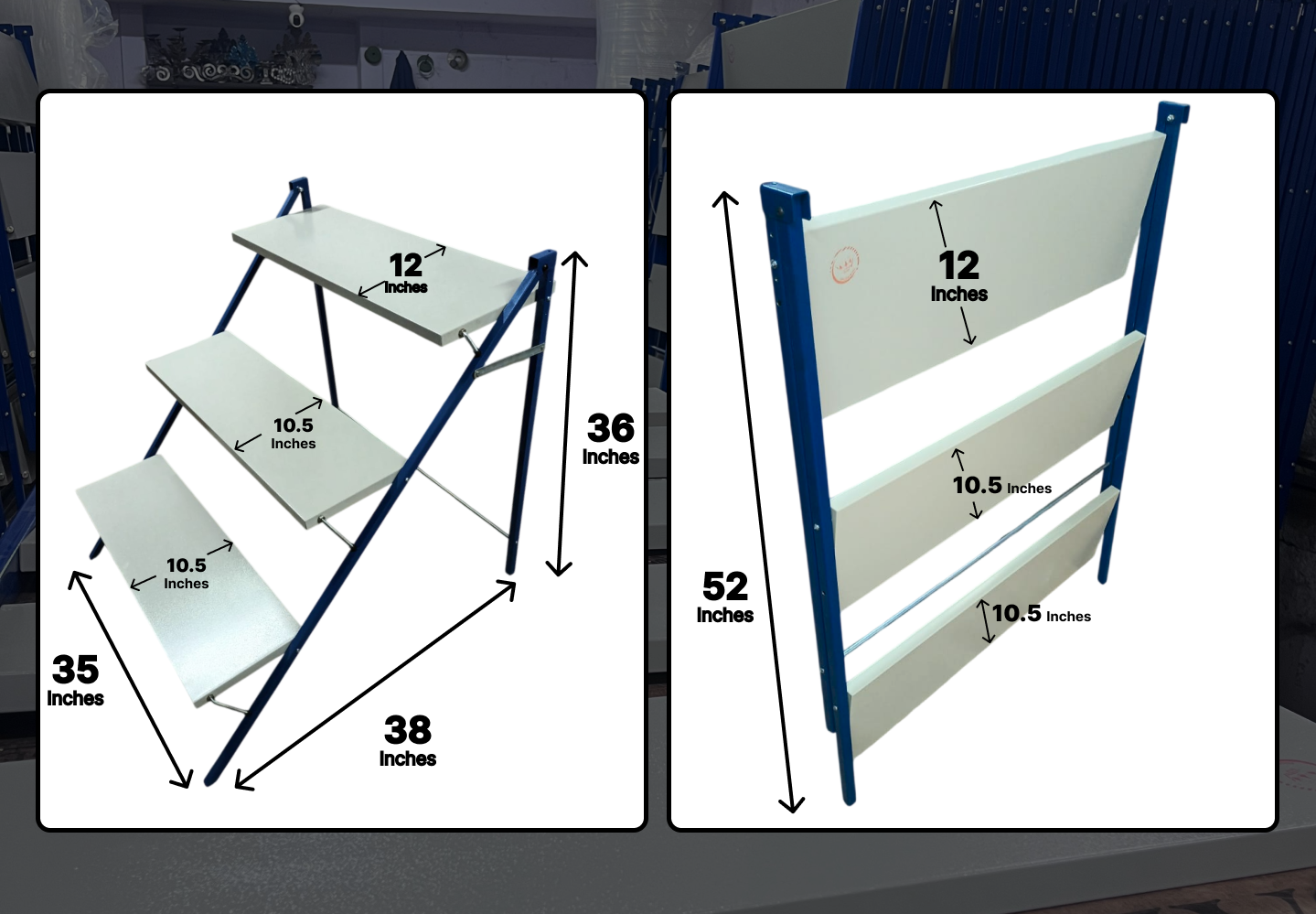 3 Step 2.0 Foldable Pooja Stand